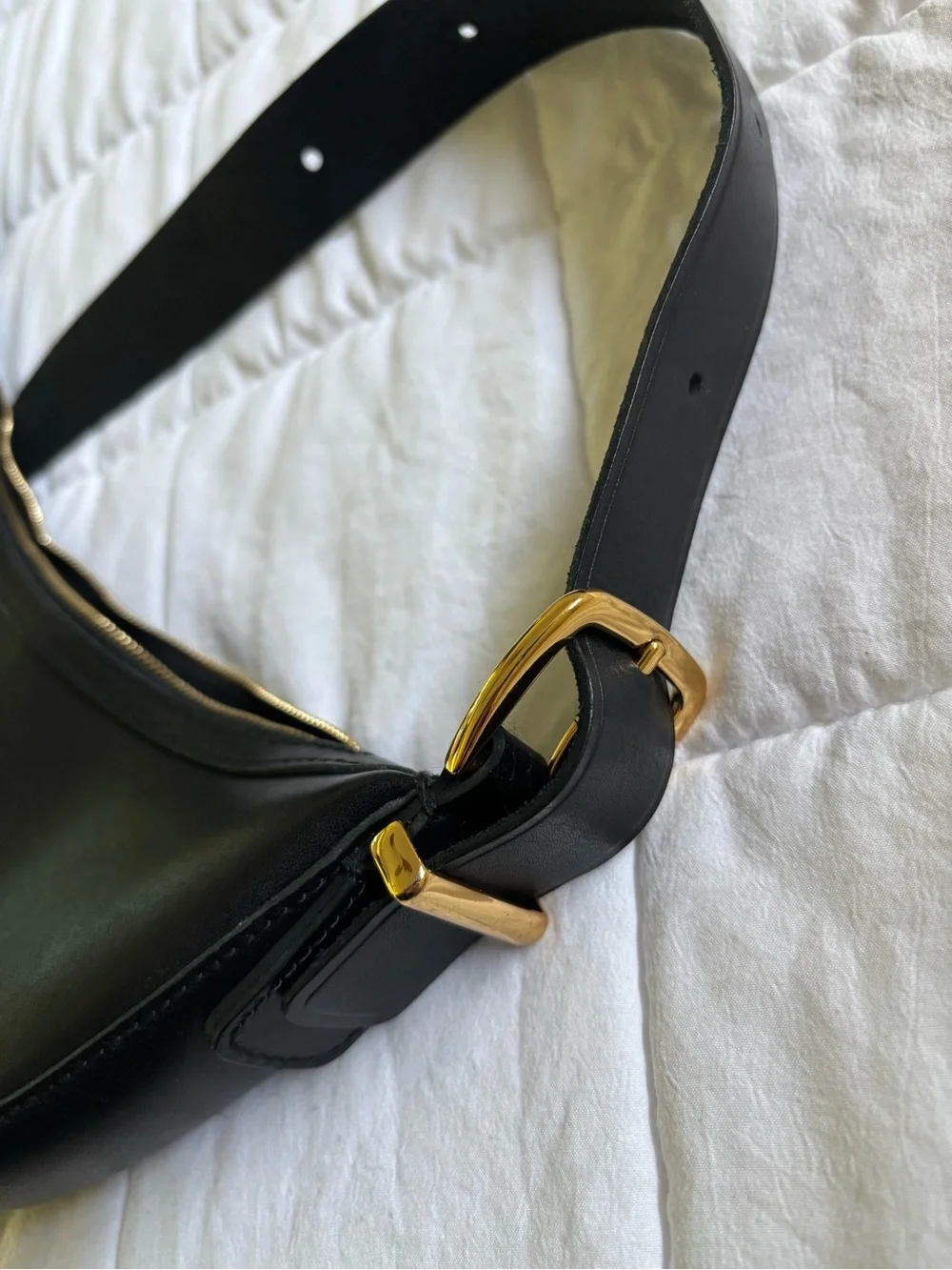 Madewell Black Crescent Crossbody Bag
